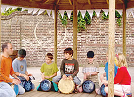 drumming w kids